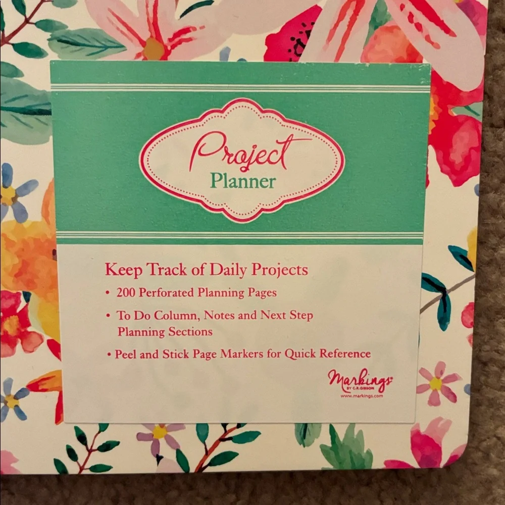 Markings By C.R. Gibson Make It Happen Project Planner - 200 Pages